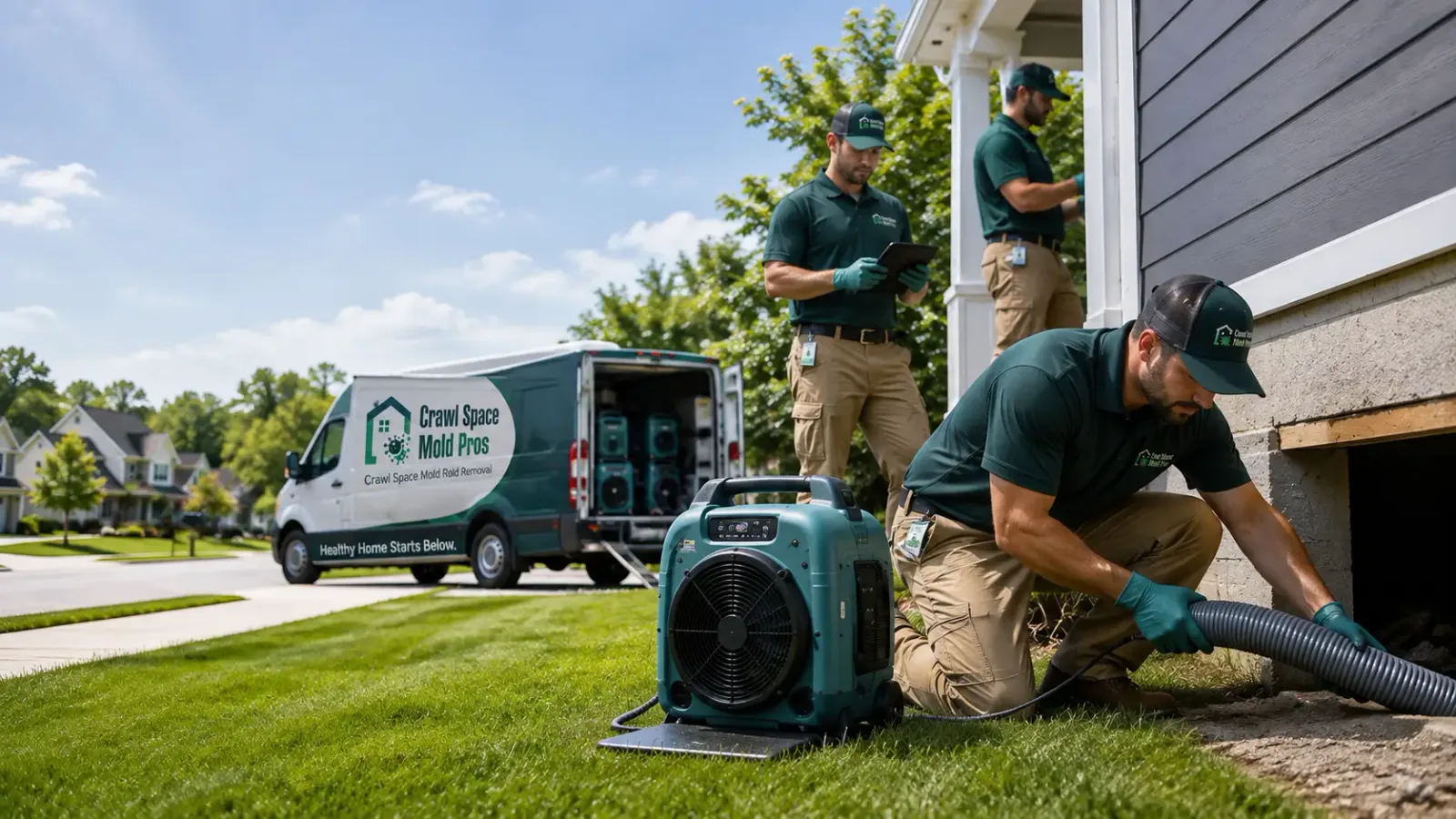 Crawl Space Mold Removal in West Springfield, PA